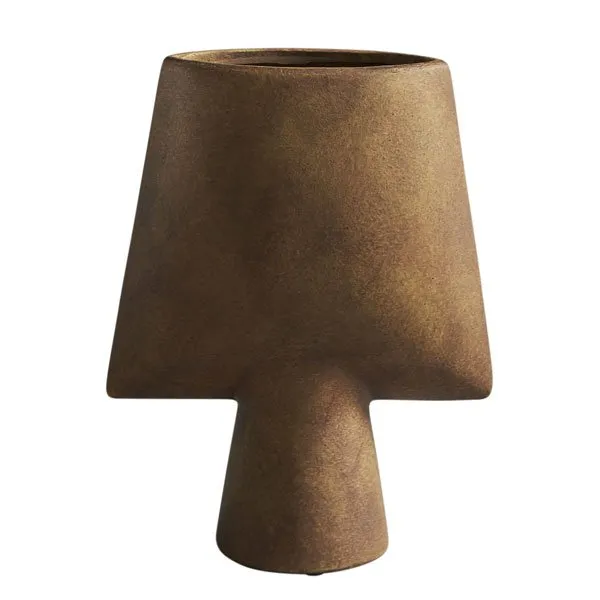 101 Copenhagen Vase Sphere Mini Square Ocher (25cm)