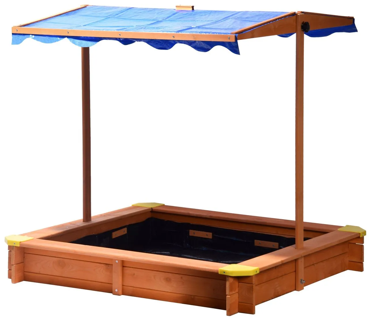 Sandkasten, Dach höhenverstellbar