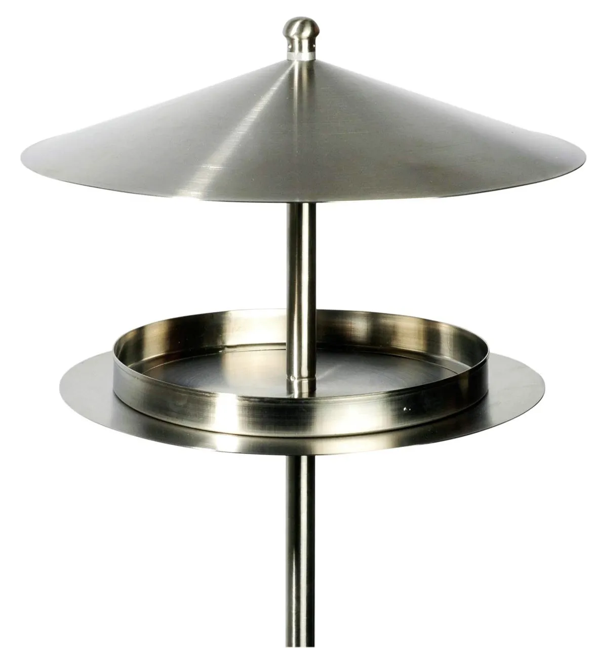 Design Vogelhaus "Silberglanz", mit Ständer