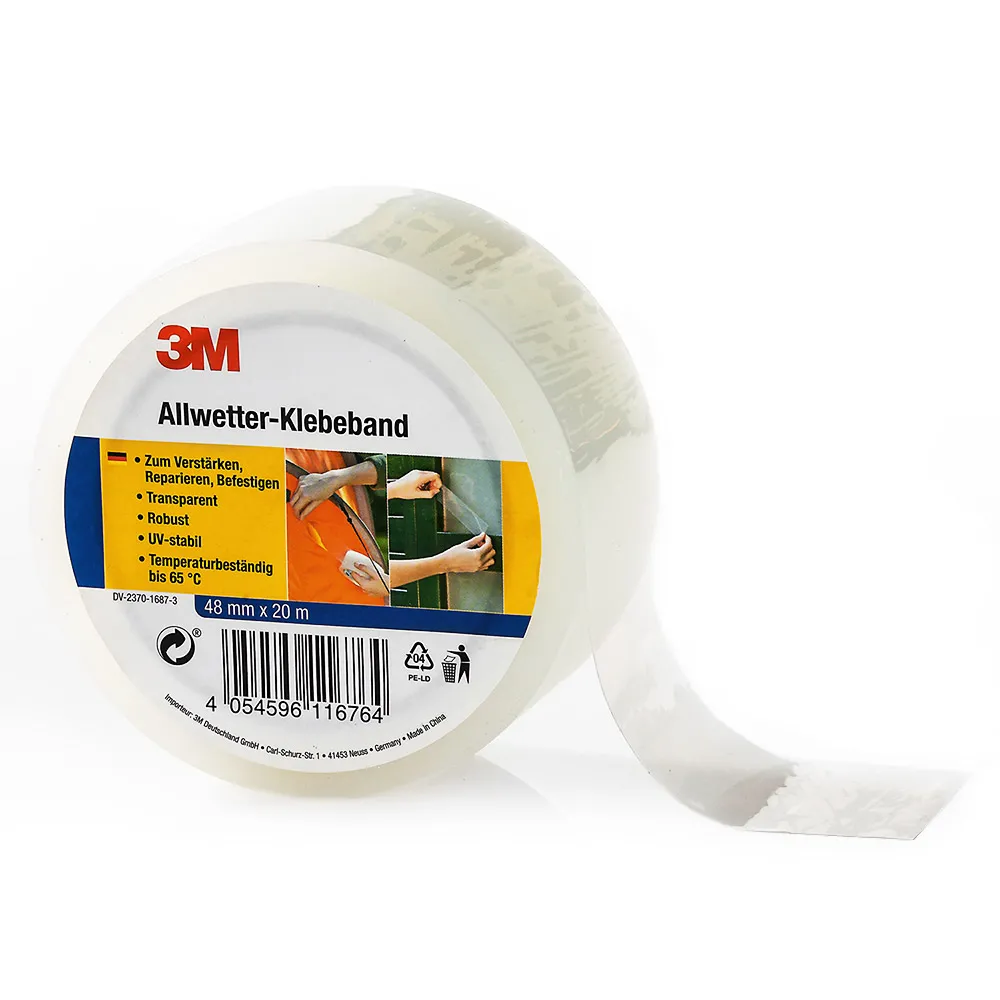 Allwetter Klebeband, transparent