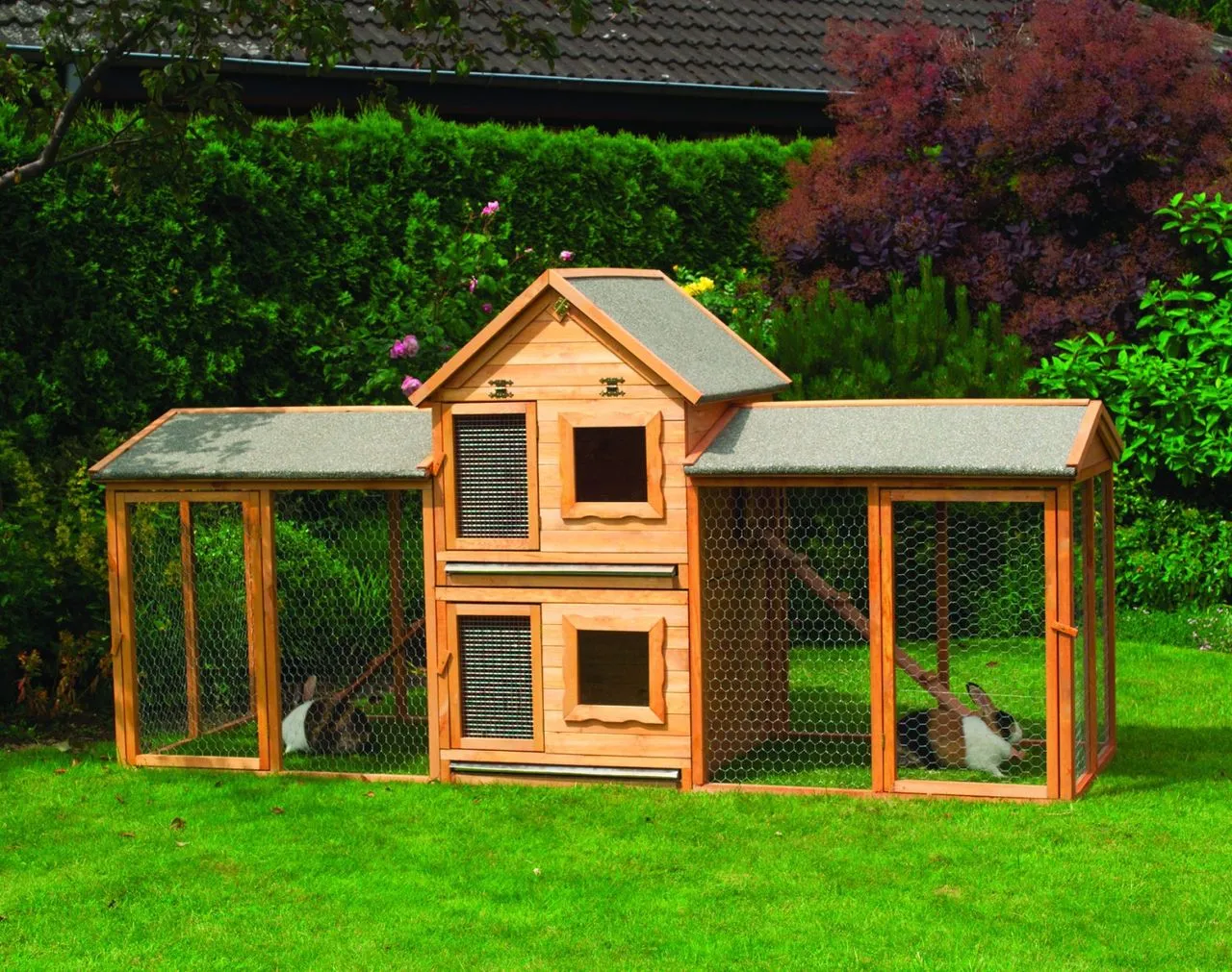 Promadino Kleintiervilla Maxi mit