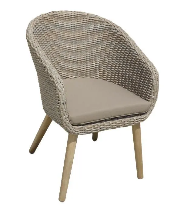 Harms Tischgruppe VISALIA 5tlg. / 4x Stuhl 985152 / 1x Tisch 985151