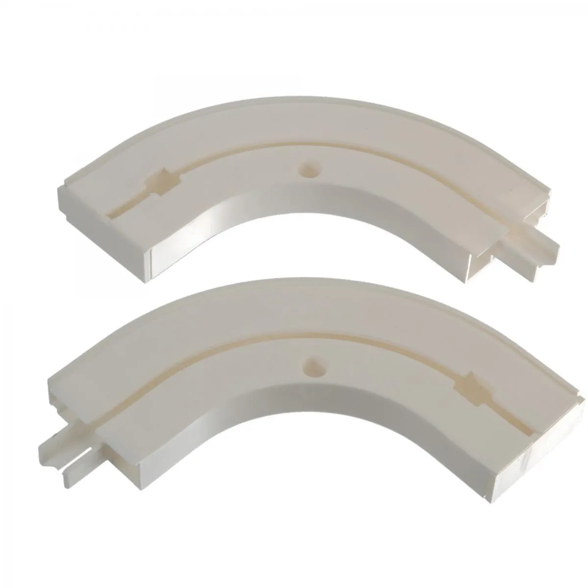 Rundbogen für Gardinenschiene, Vorhangschiene 1-läufig, 2 Stück