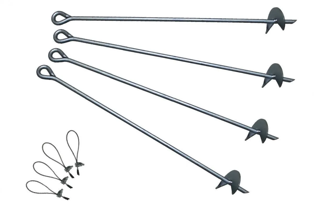 Sturmanker Bodenanker Erdanker Set 12tlg.