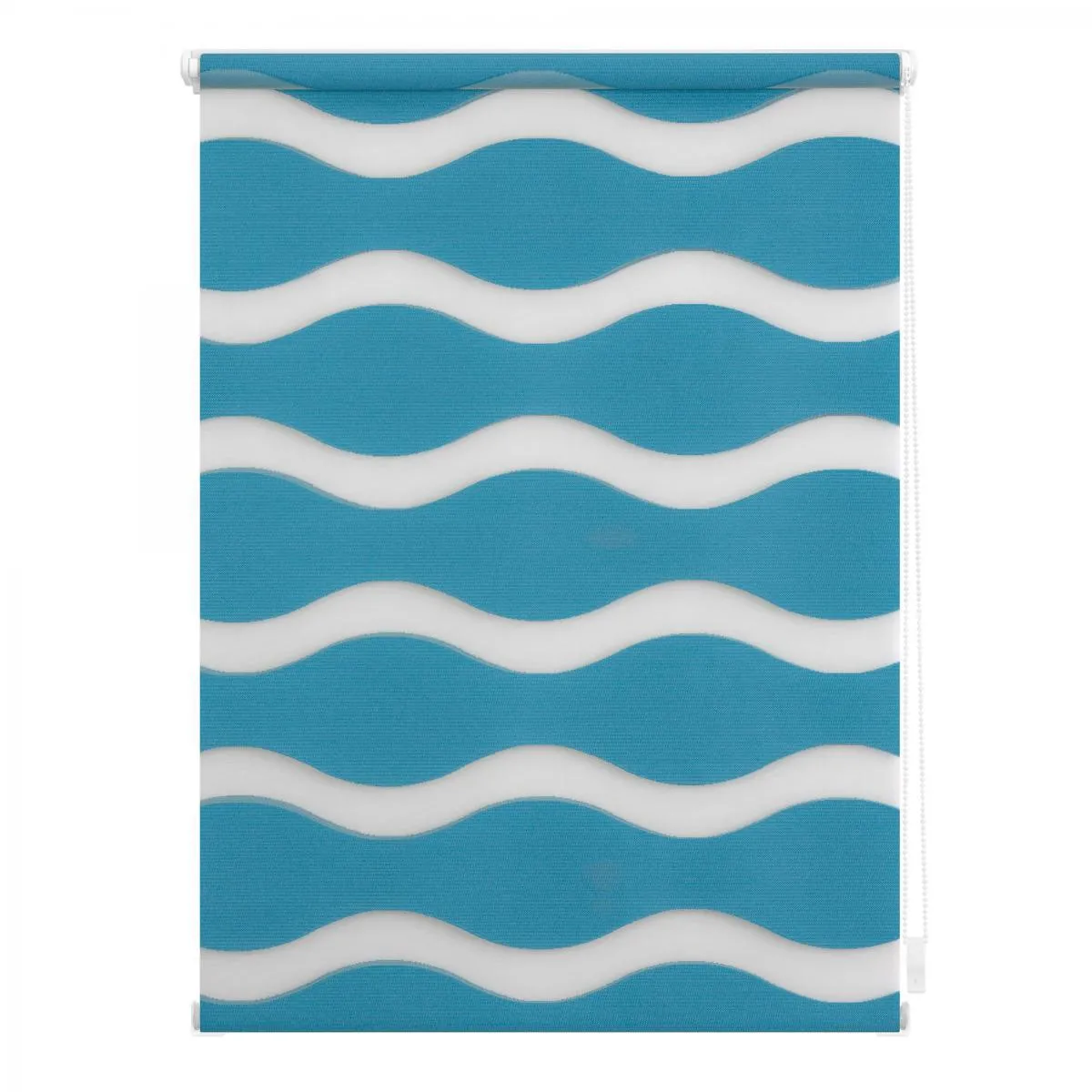 Duo Rollo Welle Klemmfix, ohne Bohren, Petrol, 60 cm x 150 cm (B x L)