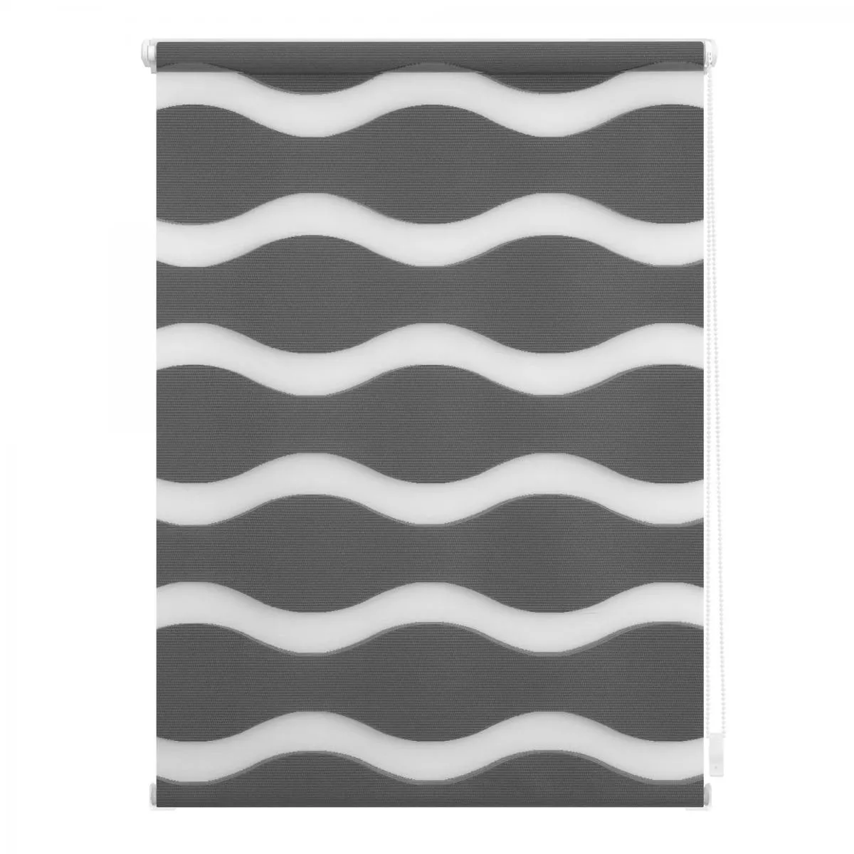 Duo Rollo Welle Klemmfix, ohne Bohren, Anthrazit, 110 cm x 150 cm (B x L)