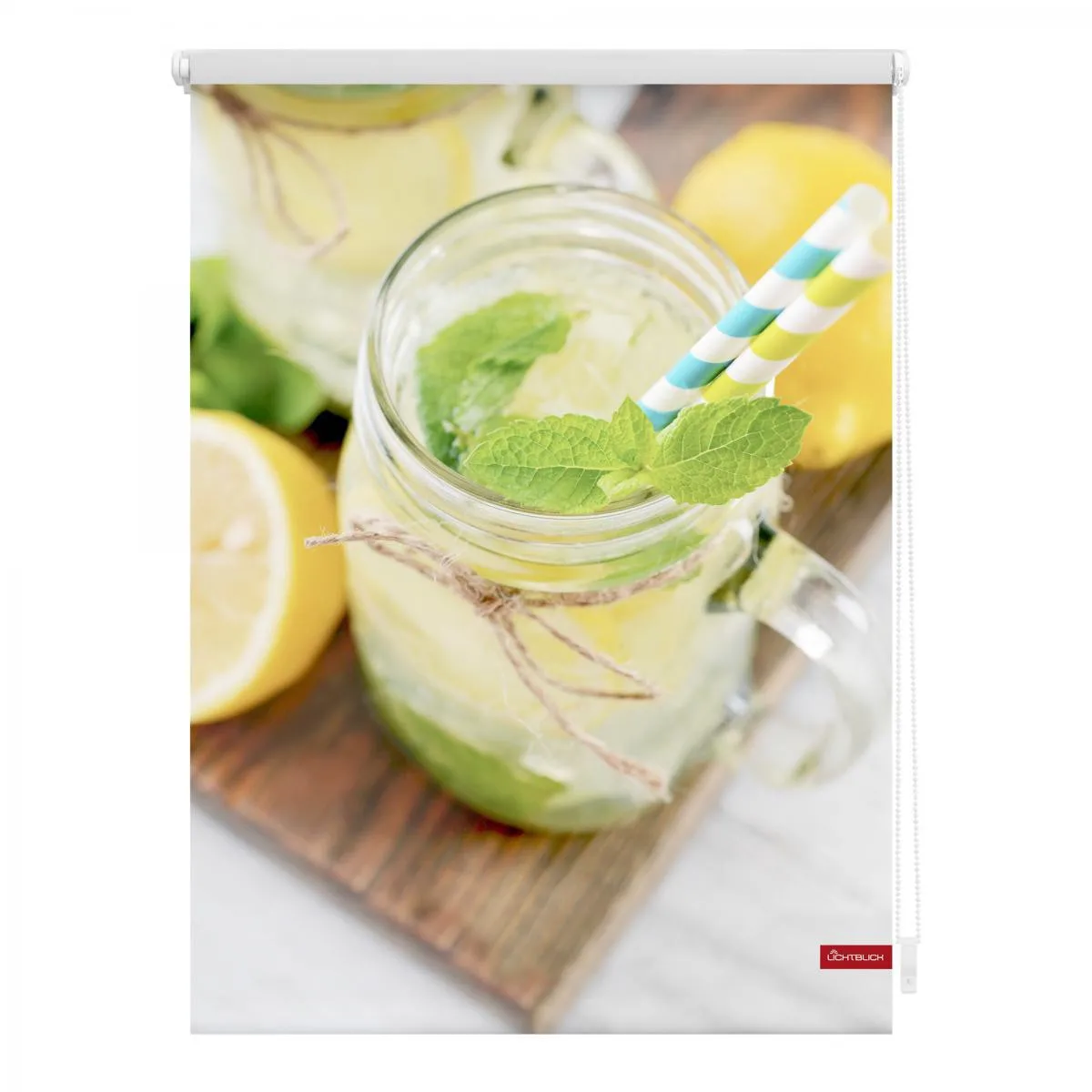 Rollo Klemmfix, ohne Bohren, blickdicht, Limo - Gelb, 45 x 150 cm (B x L)