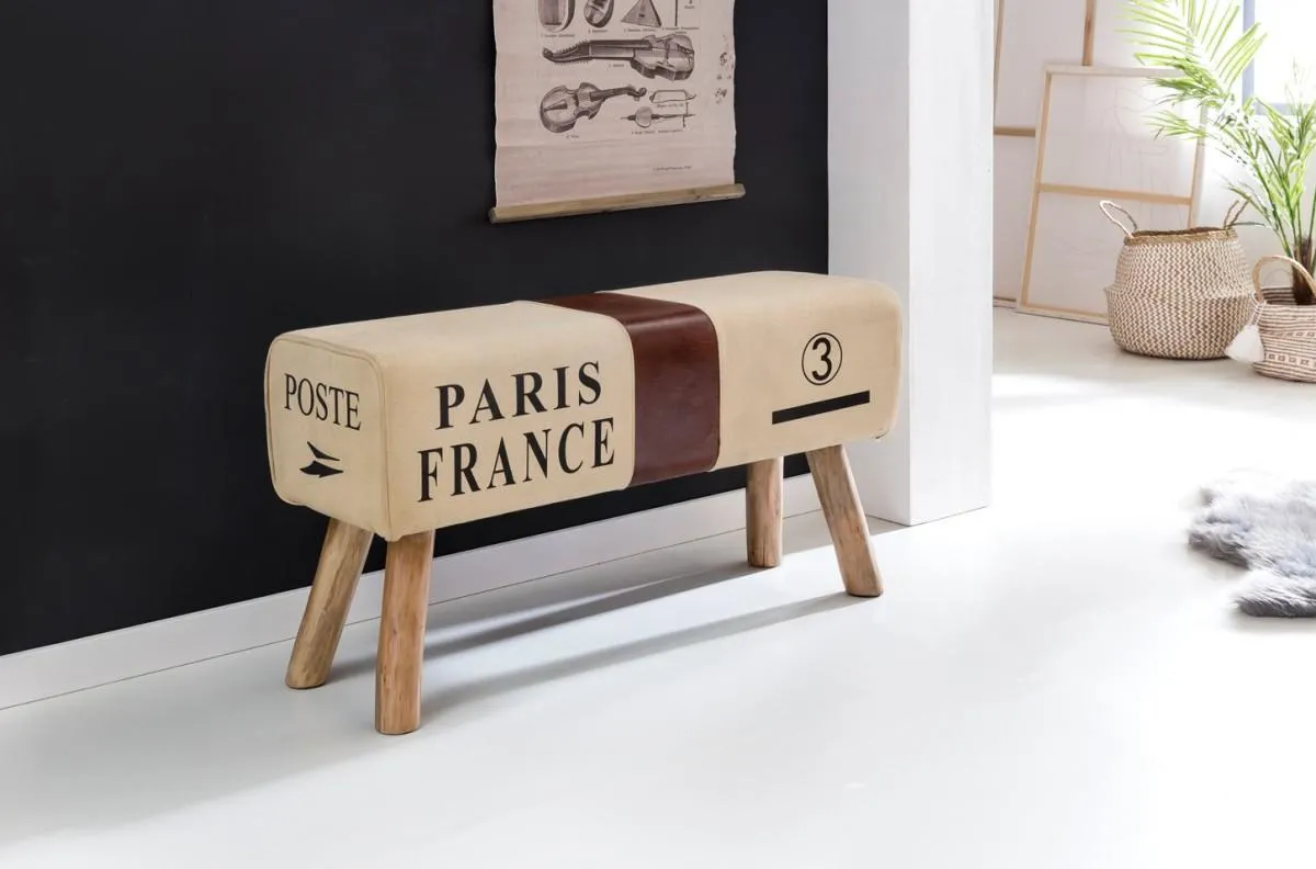Design Turnbock Sitzbank CANVAS Braun