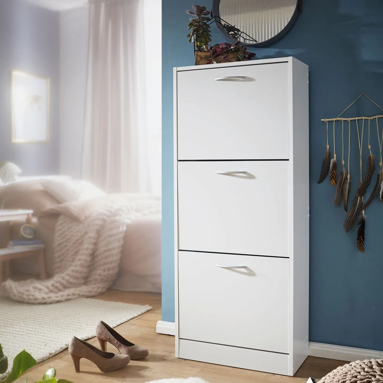 Schuhschrank BELLA 18 Paar Schuhe