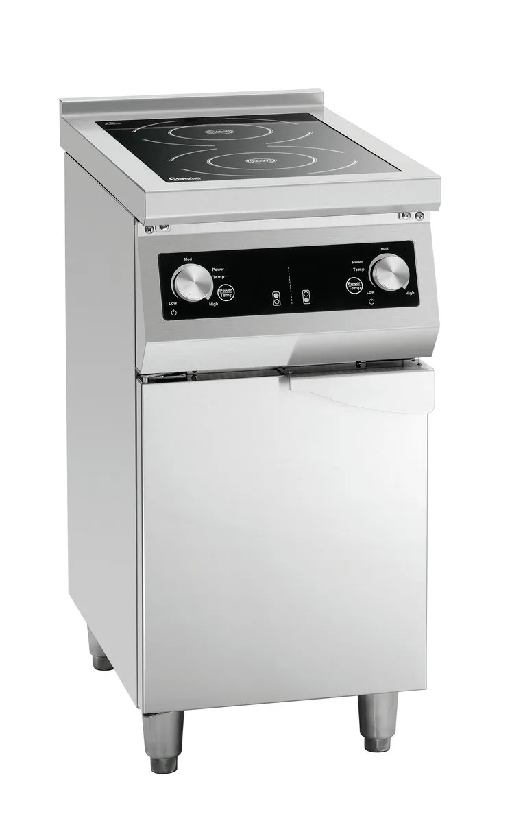 2-Felder Induktionsherd, geschlossener Unterbau