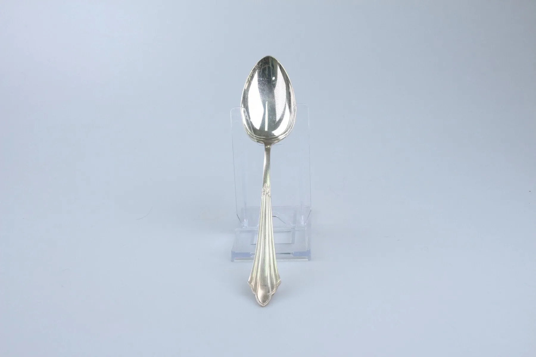 Gemüselöffel groß 26 cm - WMF 90iger Silber Fächer