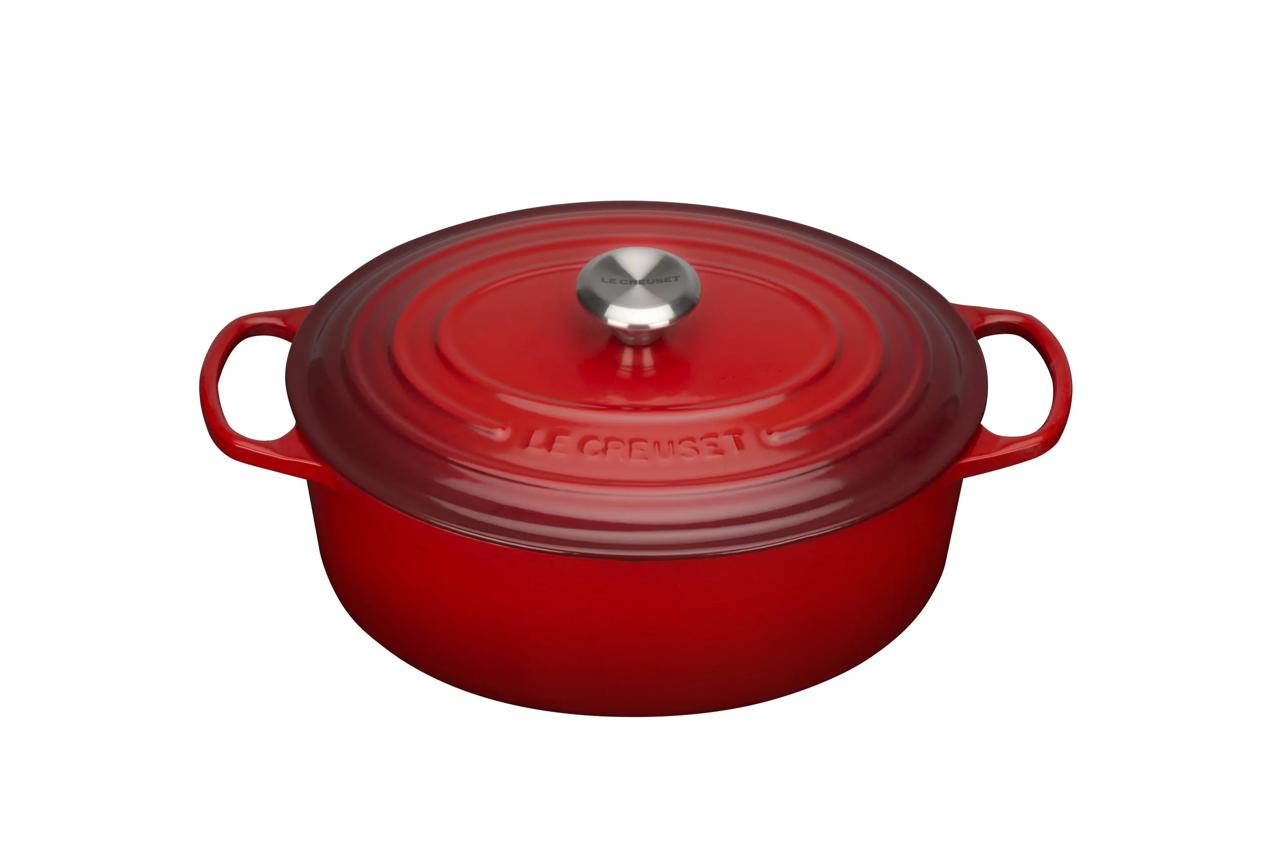 Bräter Ov Sig 31 Cm Kirschrot Gusseisen