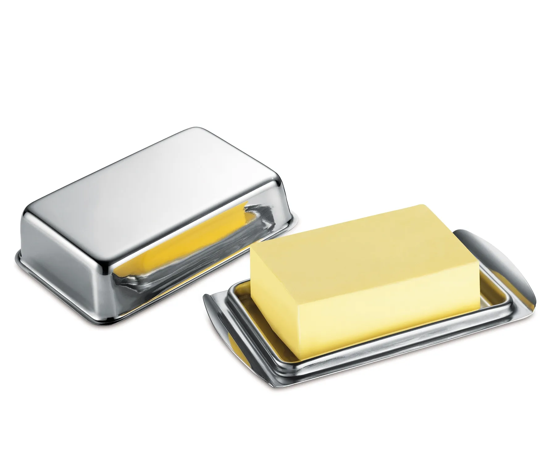 Butterdose 165x120x50mm Für eine 250g-Packung + rostfreier Edelstahl