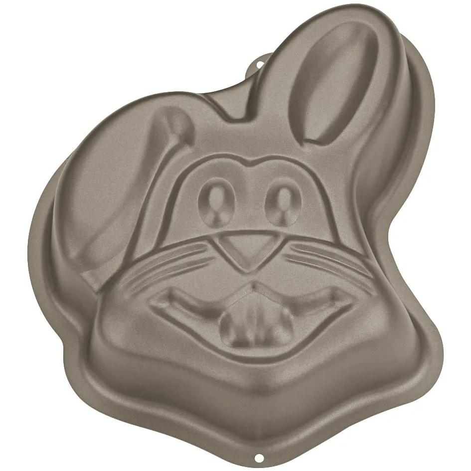 Motivbackform Hasengesicht Metall  nicht spülmaschinengeeignet