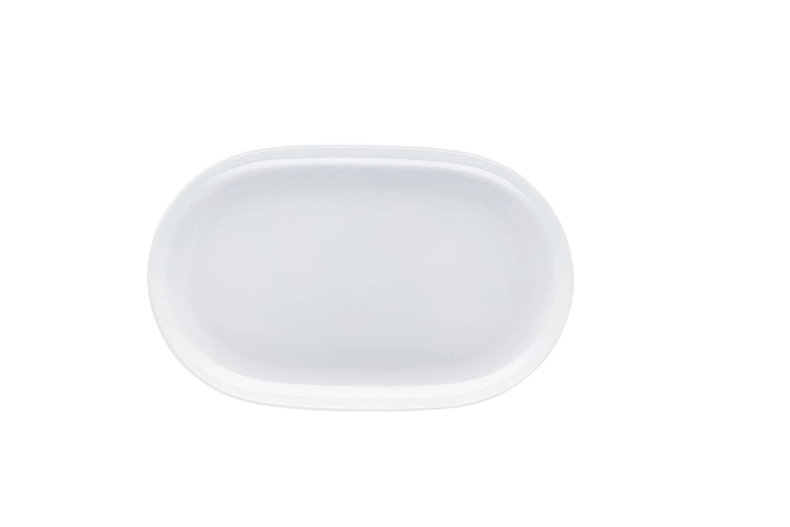 Platte oval 32 Cucina-Basic weiss