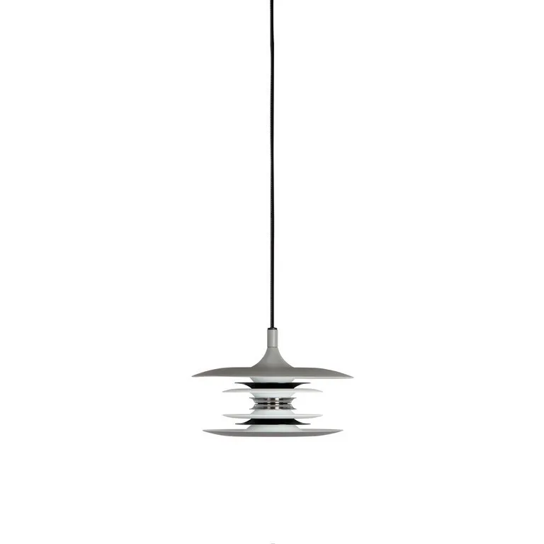 BELID Diablo Pendelleuchte, grau/glänzend schwarz