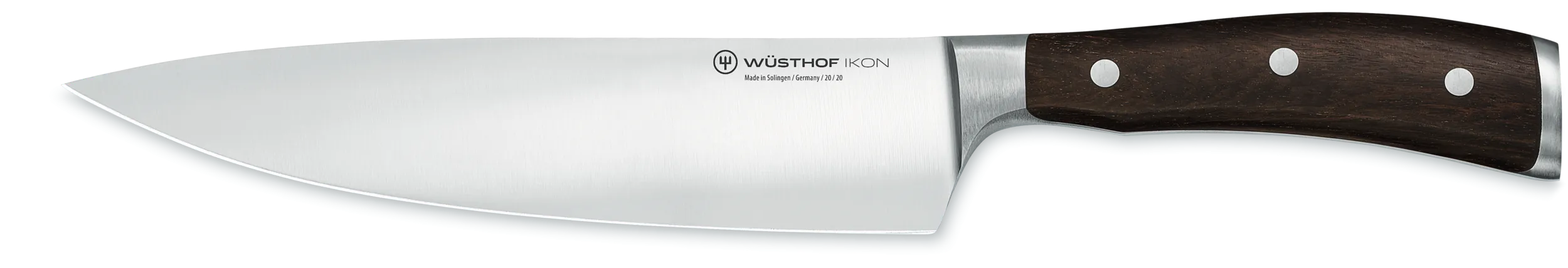 Kochmesser Ikon 4996/20cm geschmiedete Klinge 20 cm, Grenadill-Holz