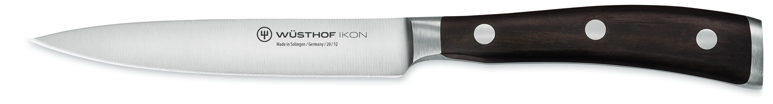 Spickmesser Ikon 4986/12 cm geschmiedete Klinge, Grenadill-Holz
