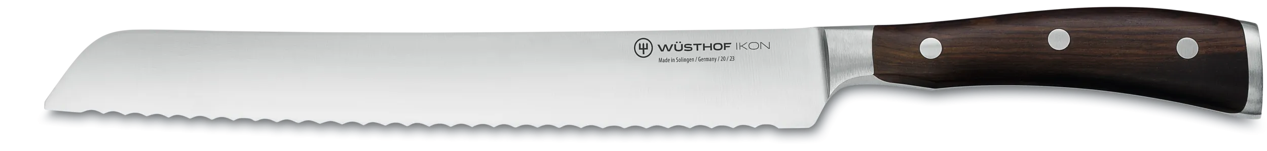 Brotmesser 23 Ikon 4966/23cm geschmiedete Klinge, Grenadill-Holz