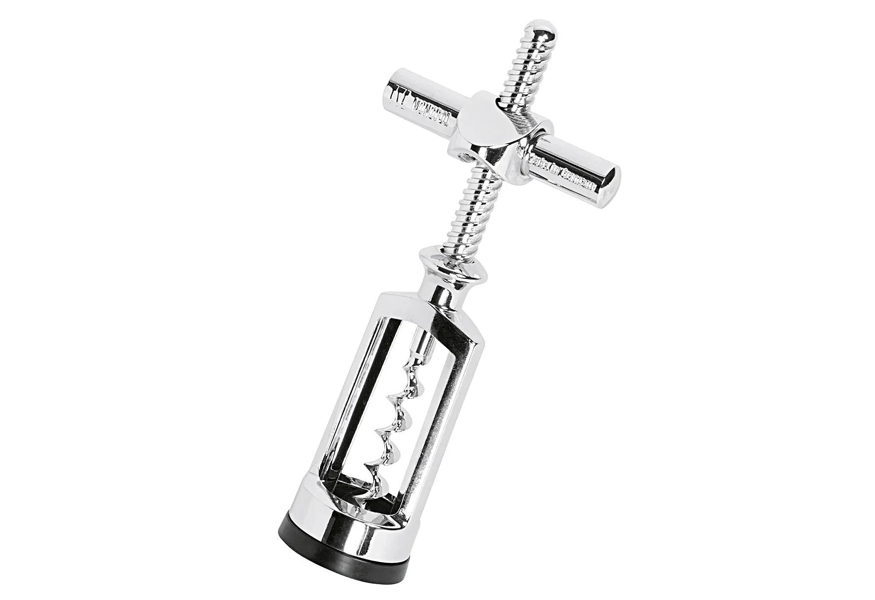 Glockenkorkenzieher Chianti verchromt mit Original-Monopol Scharfgewinde
