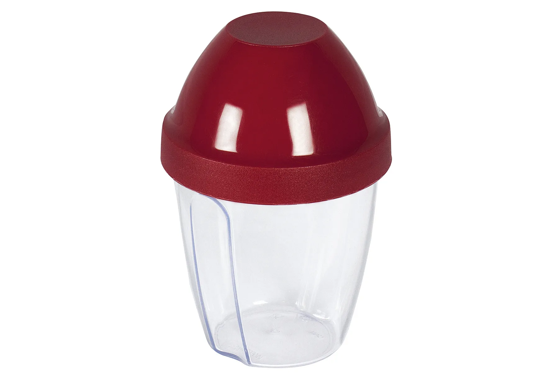 Mix- / Schüttelbecher mit Mixscheibe,fest schließender Schraubdeckel