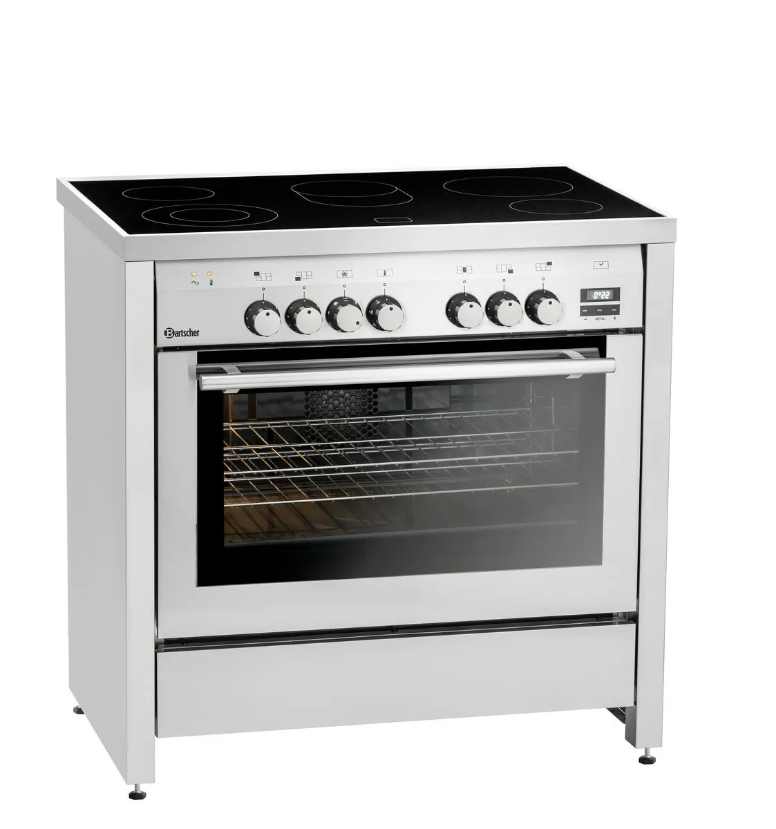 5-Felder Elektroherd mit Elektro-Multifunktionsbackofen