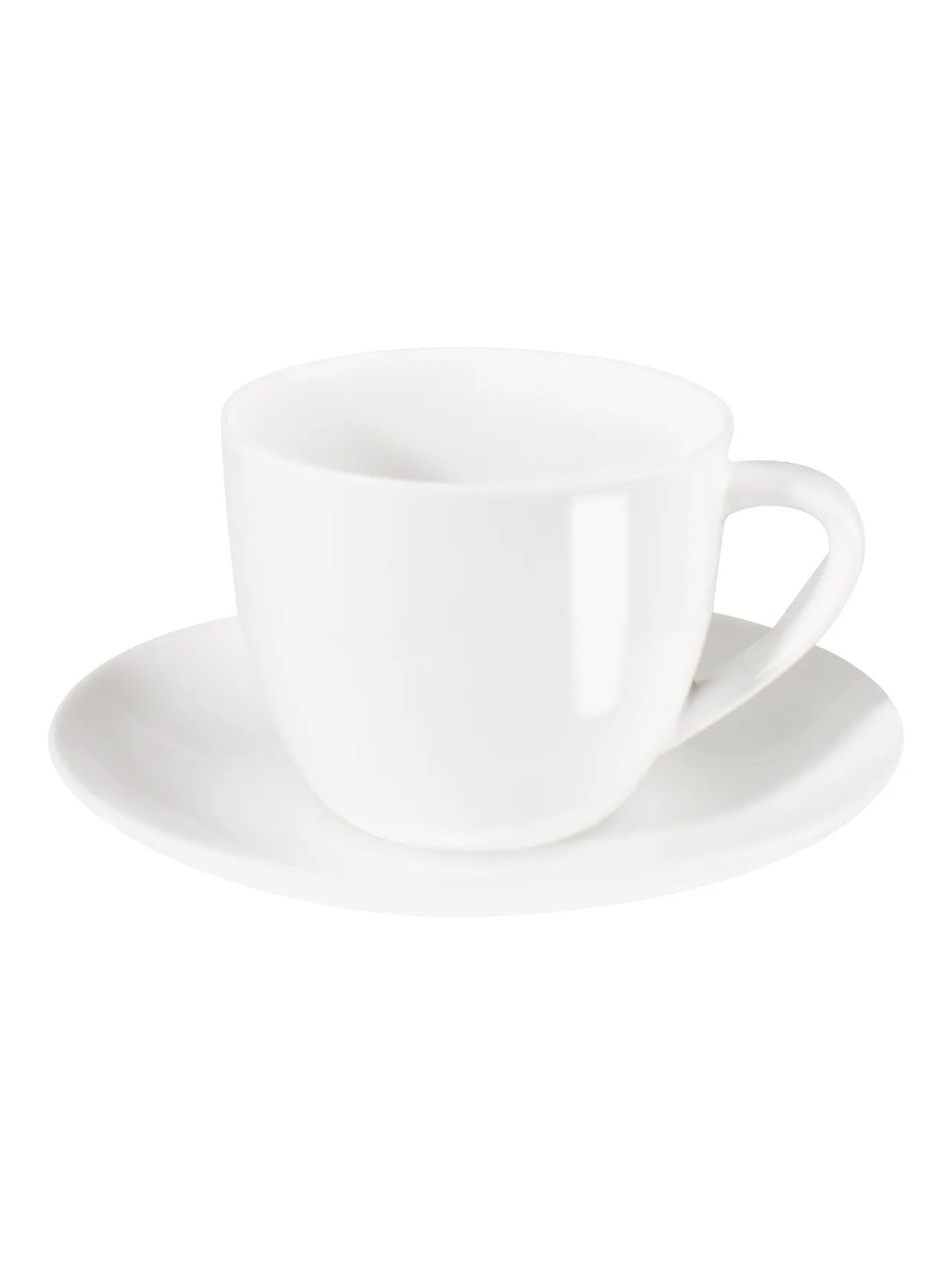 à table Cappuccino Tasse m. Unterer 0,25l Fine Bone China Ø9cm Höhe: 7 cm