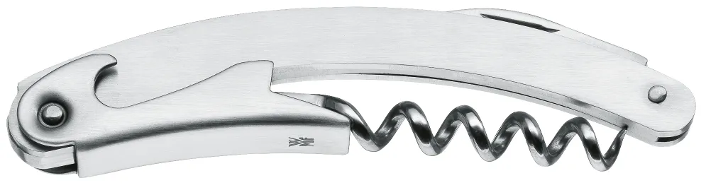 Clever & More Kellnermesser, 10cm Korkenzieher, Folienschneider und Kapselheber