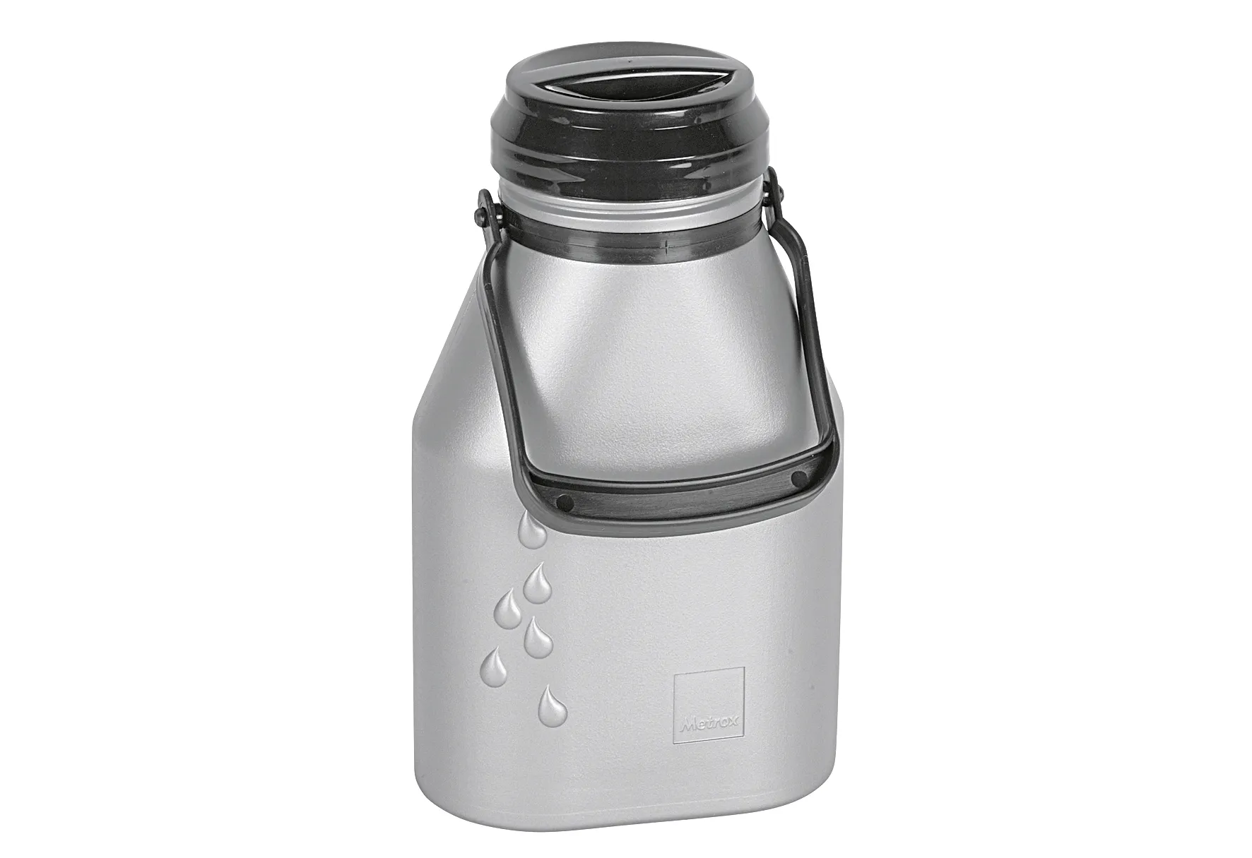 Milchkanne auslaufsicher 2 l silber