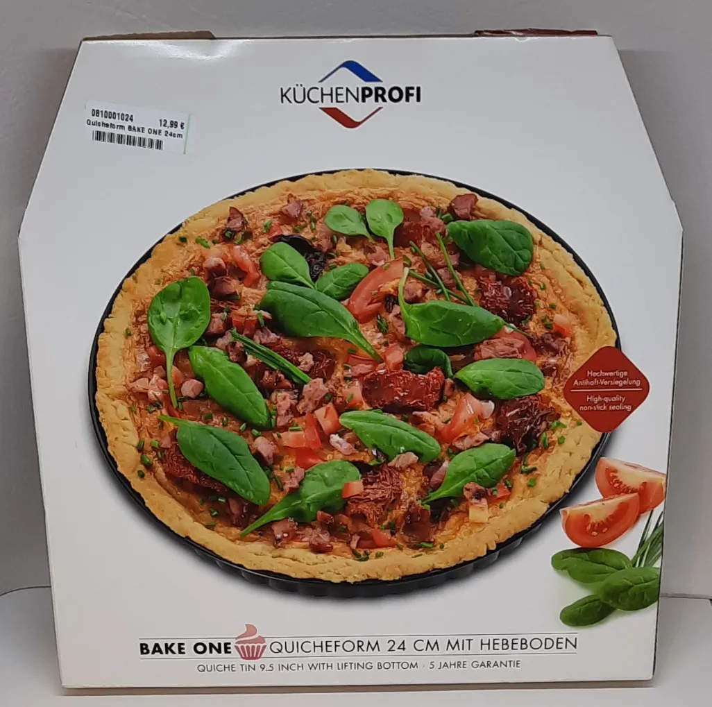 Quicheform BAKE ONE 24cm gute Hitzeverteilung + kein Anbacken