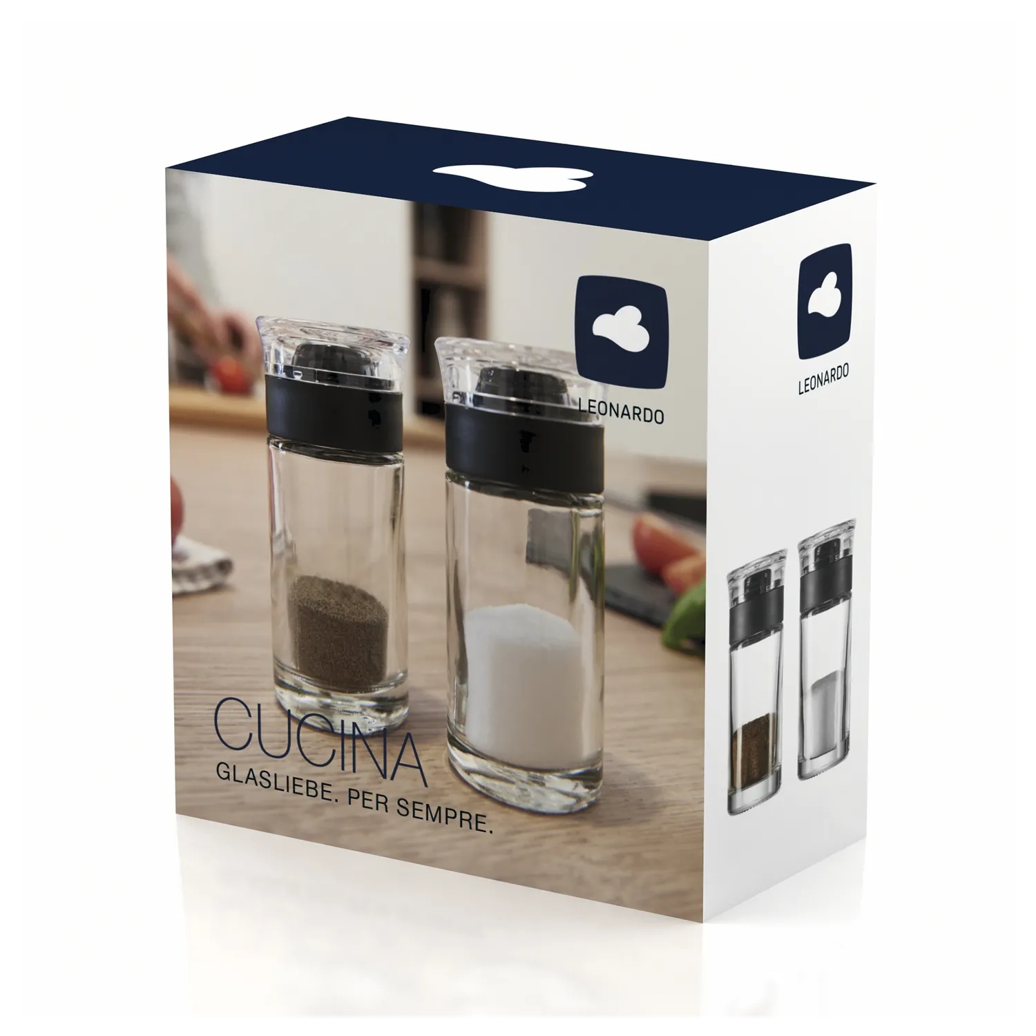 Salz- & Pfefferstreuer-Set CUCINA 2er-Set Salz- & Pfefferstreuer-Set, zwei Deckel