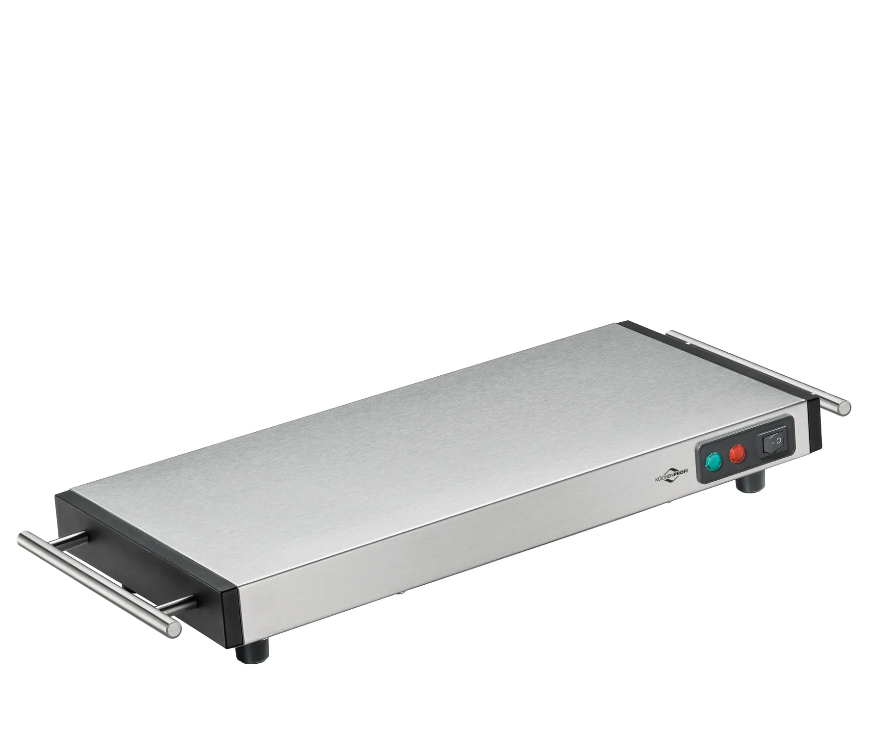 Warmhalteplatte STYLE gebürsteter Edelstahl ,hält bis zu 60 Minuten warm