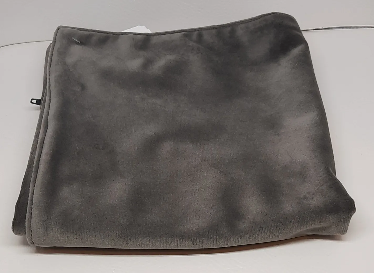 Kissenhülle prince grau 40x40 cm, samtartig