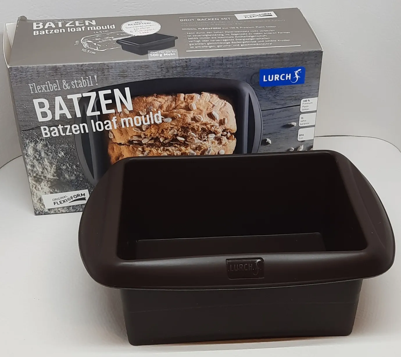 Flexiform Brotform Batzen140x205mm Silikonbackform