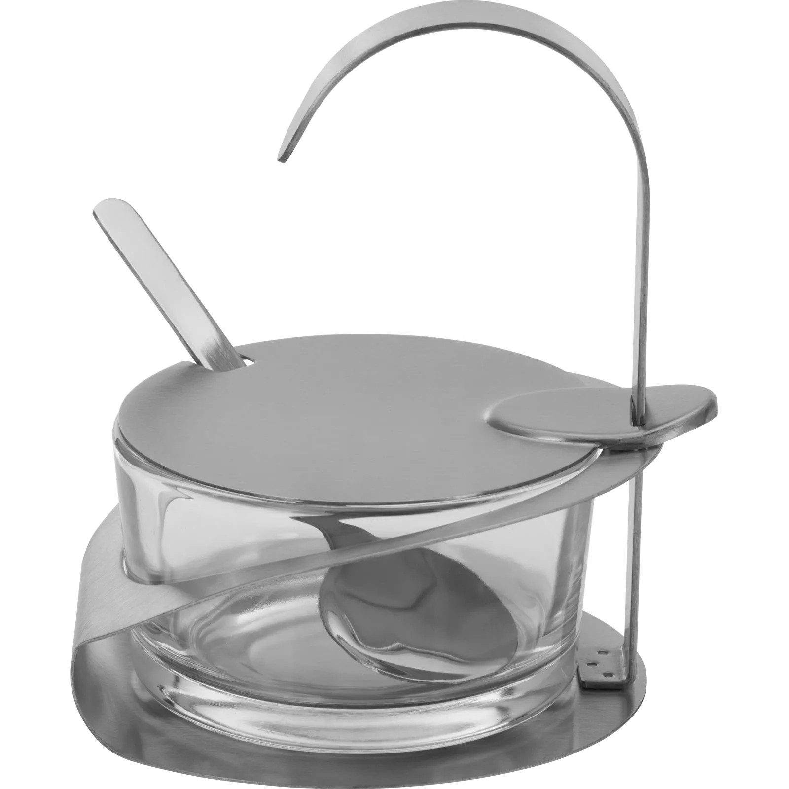 Parmesan-/Zuckertopf »Wien« bestehend aus Parmesan-/Zuckertopf& Löffel &Stände