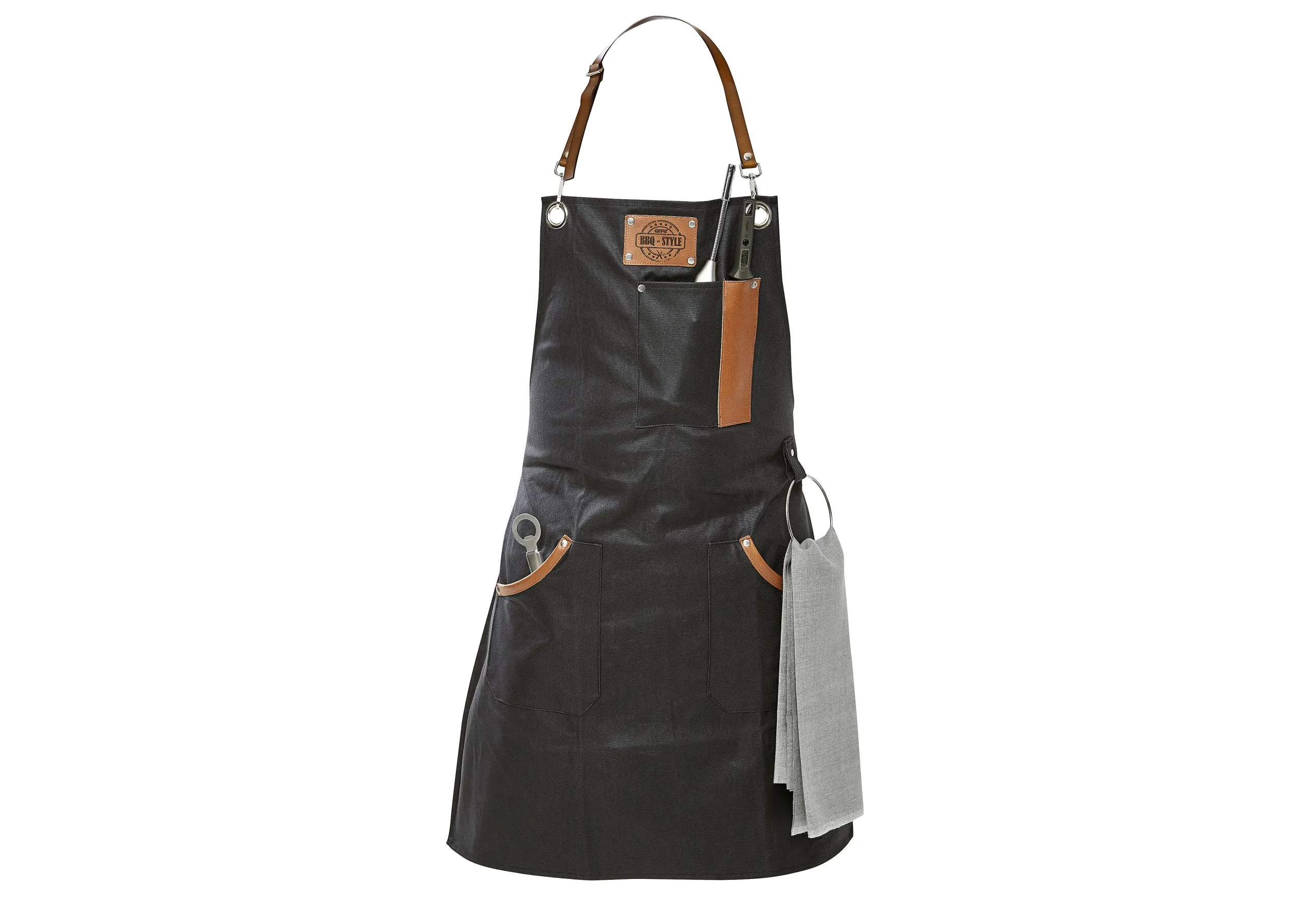 Grillschürze   BBQ    größenverstellbare Schlaufen,Handytasche