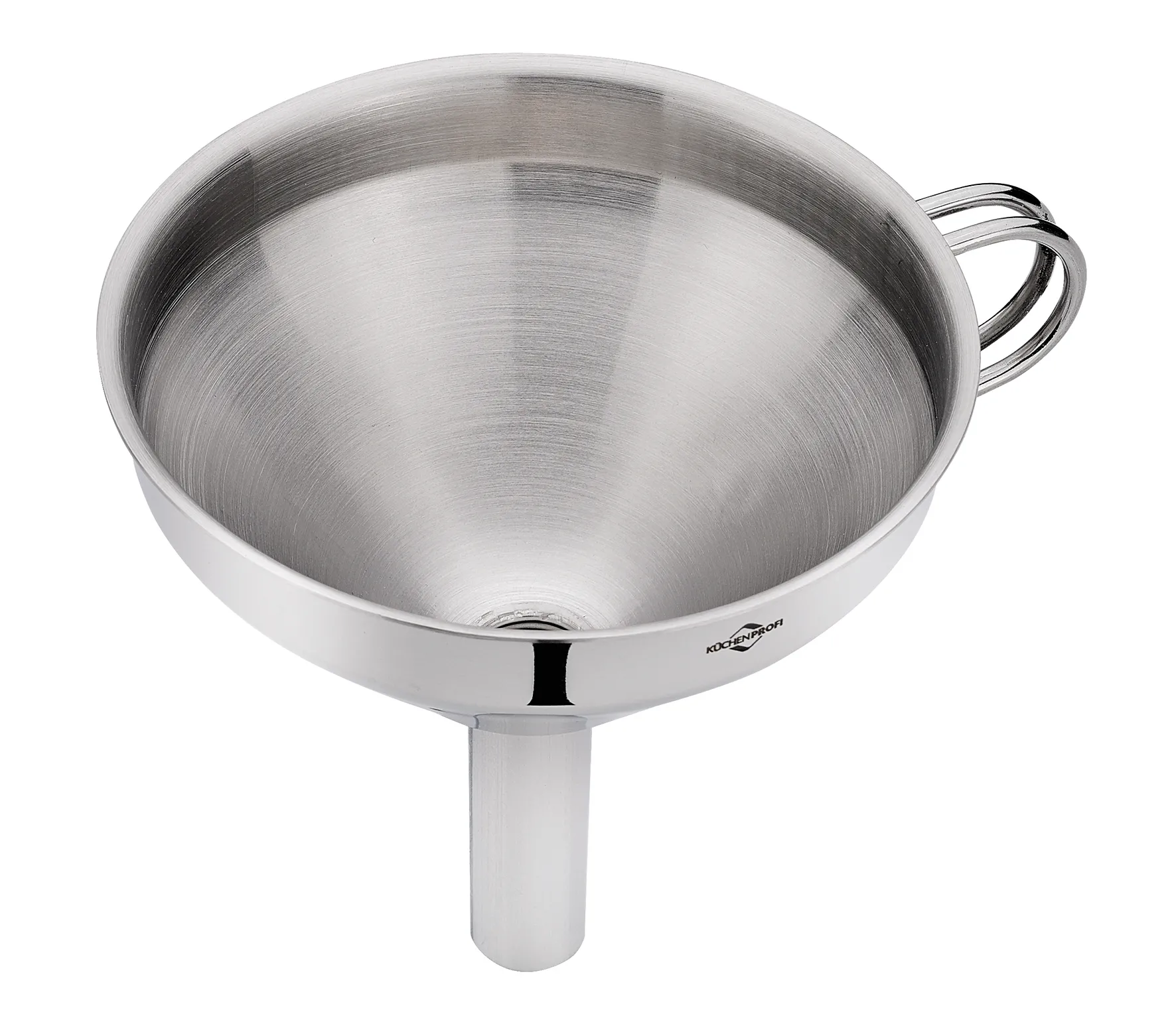 Trichter Edelstahl 10cm Ø10cm unentbehrliches Basic + mit Griff