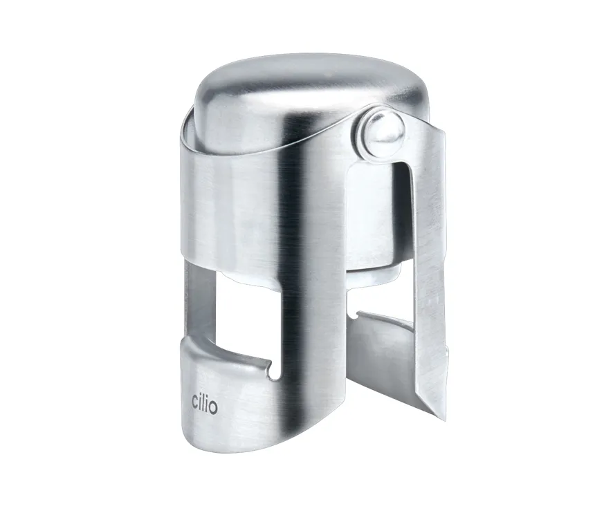 Champagnerflaschenverschluss klappbar, edelstahl,