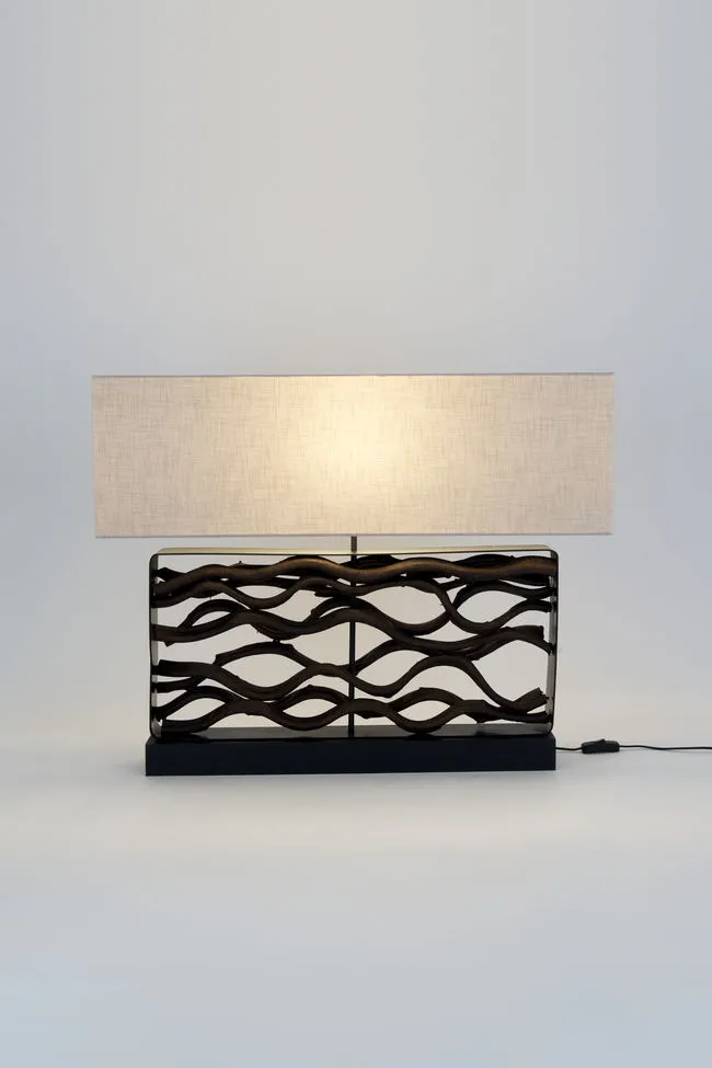 Holländer Tischleuchte TREMITI NERO