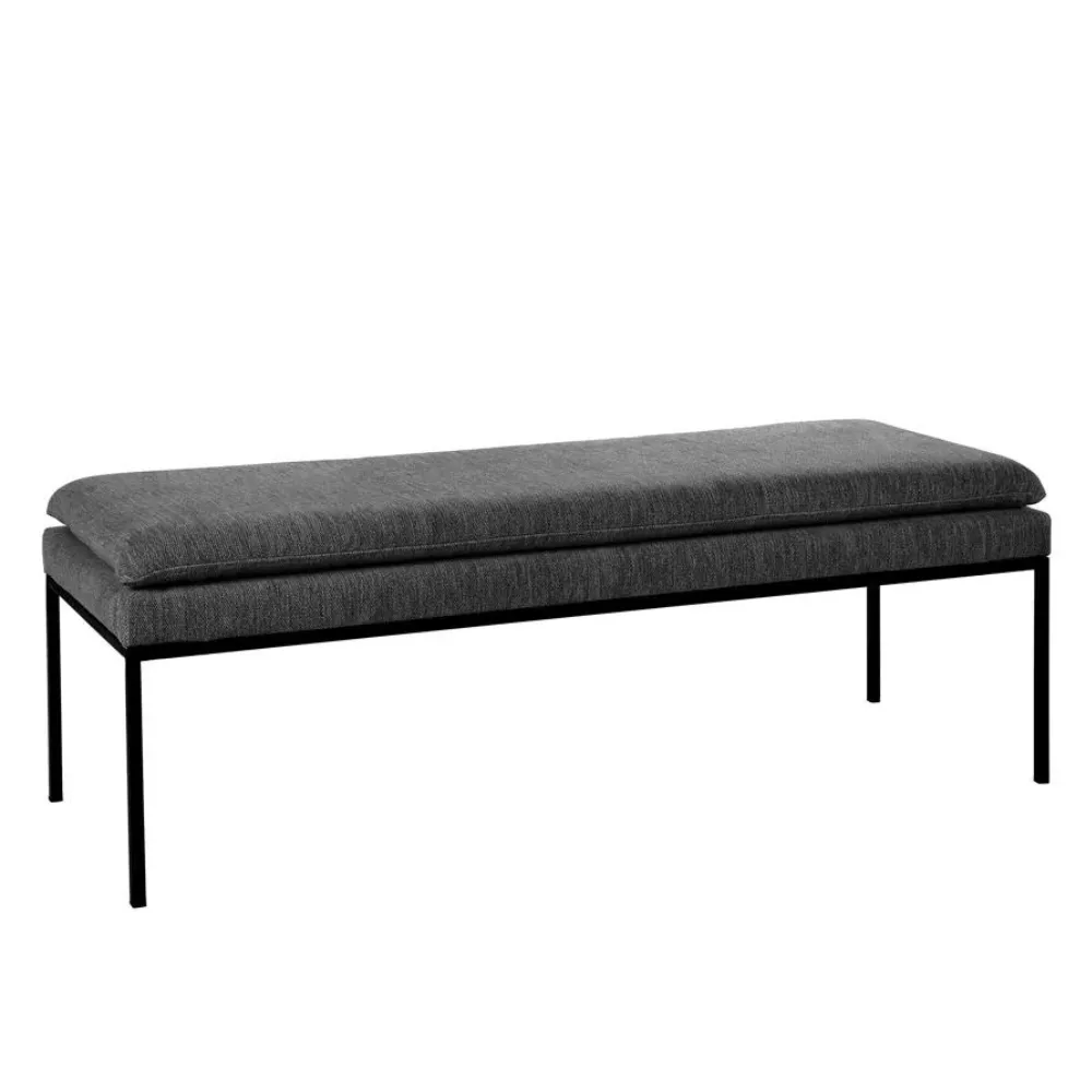Sitzbank "Gaby" Stoff & Metall