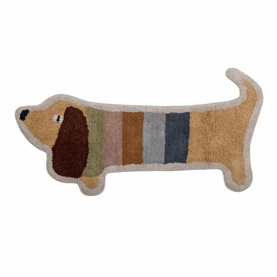 Charlie Teppich, Braun, Baumwolle