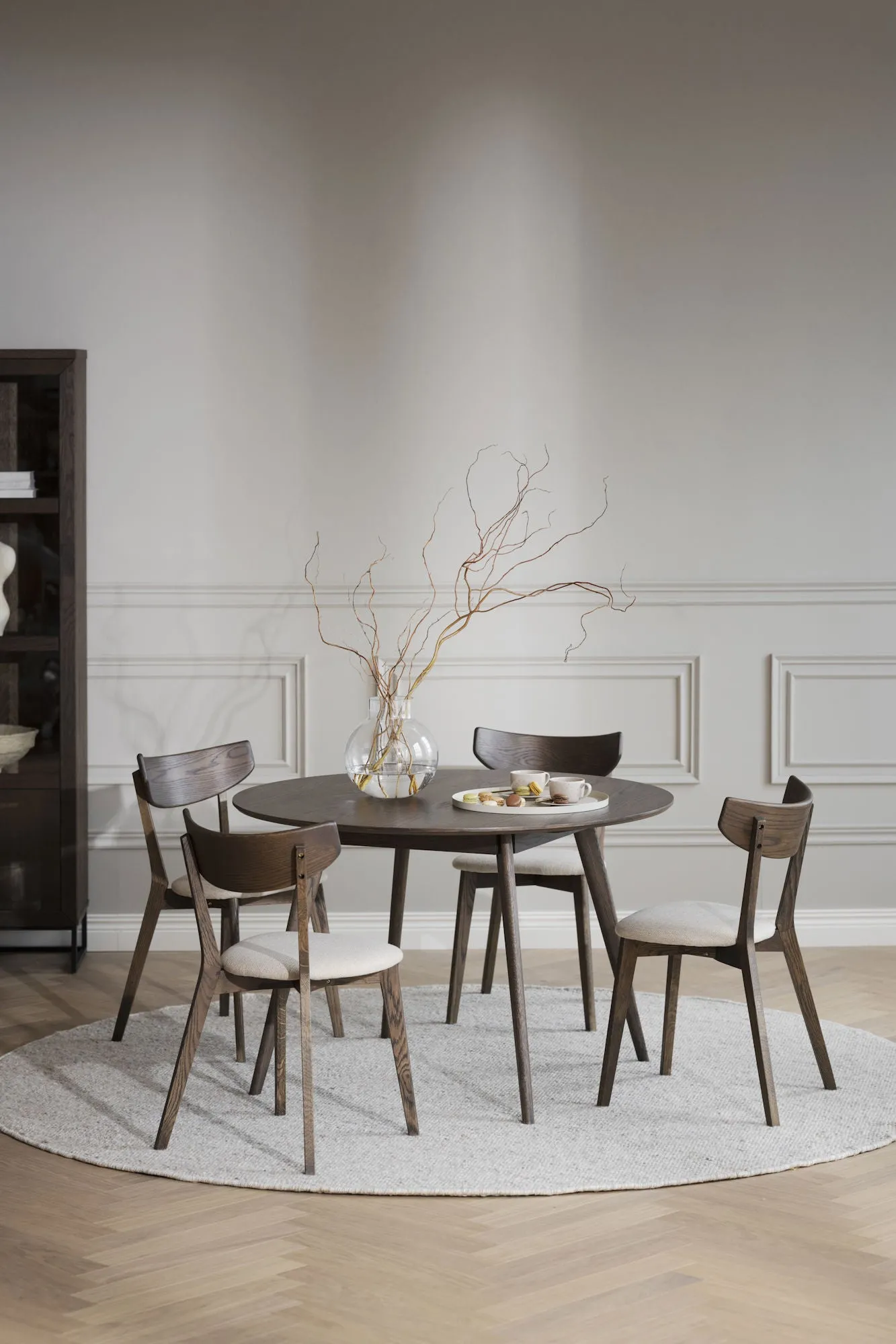 YUMI Round Brown Table 115CM Rowico