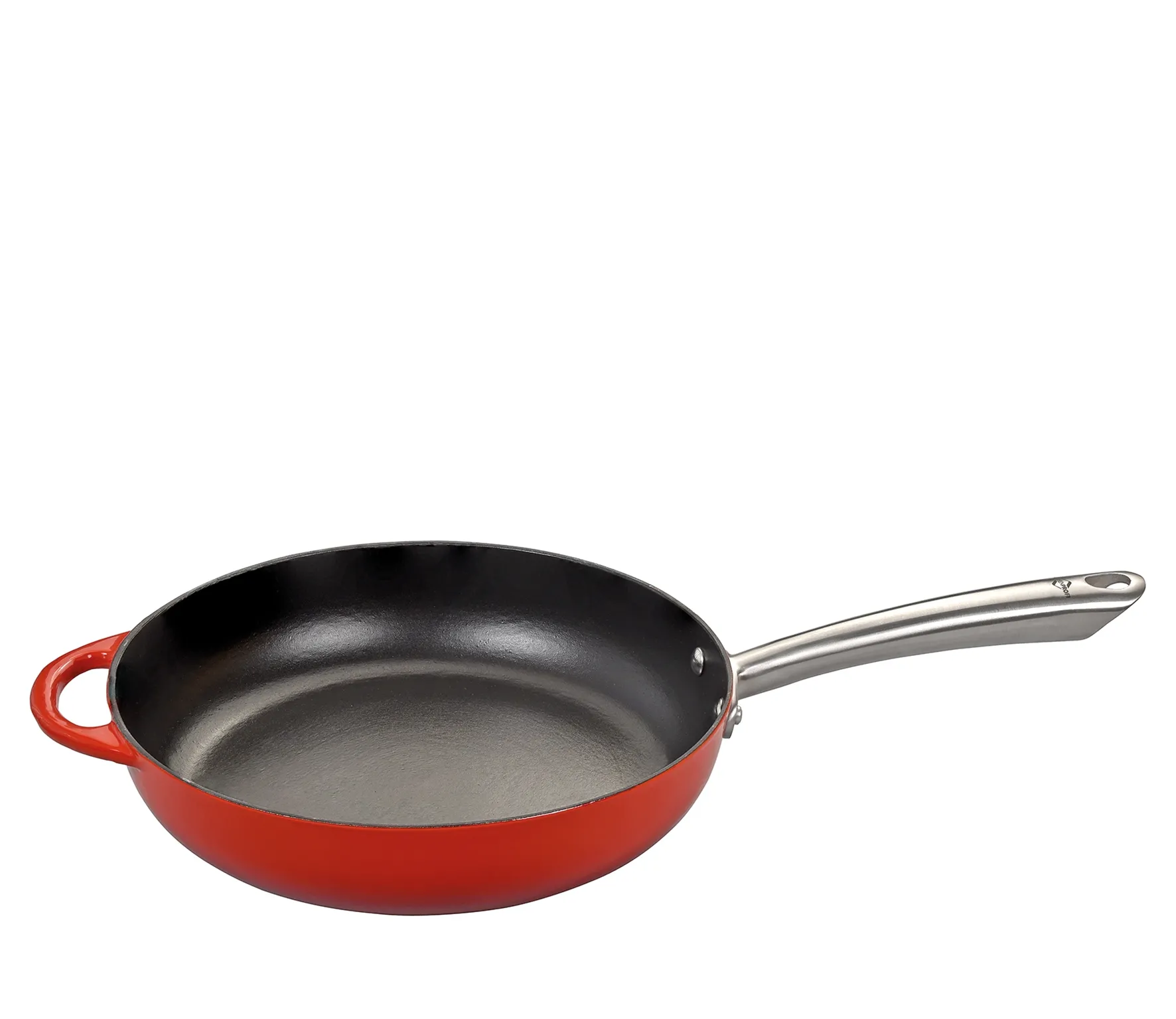 Bratpfanne hoch PROVENCE 28 rot emailliertes Gusseisen für alle Herdarten geeignet