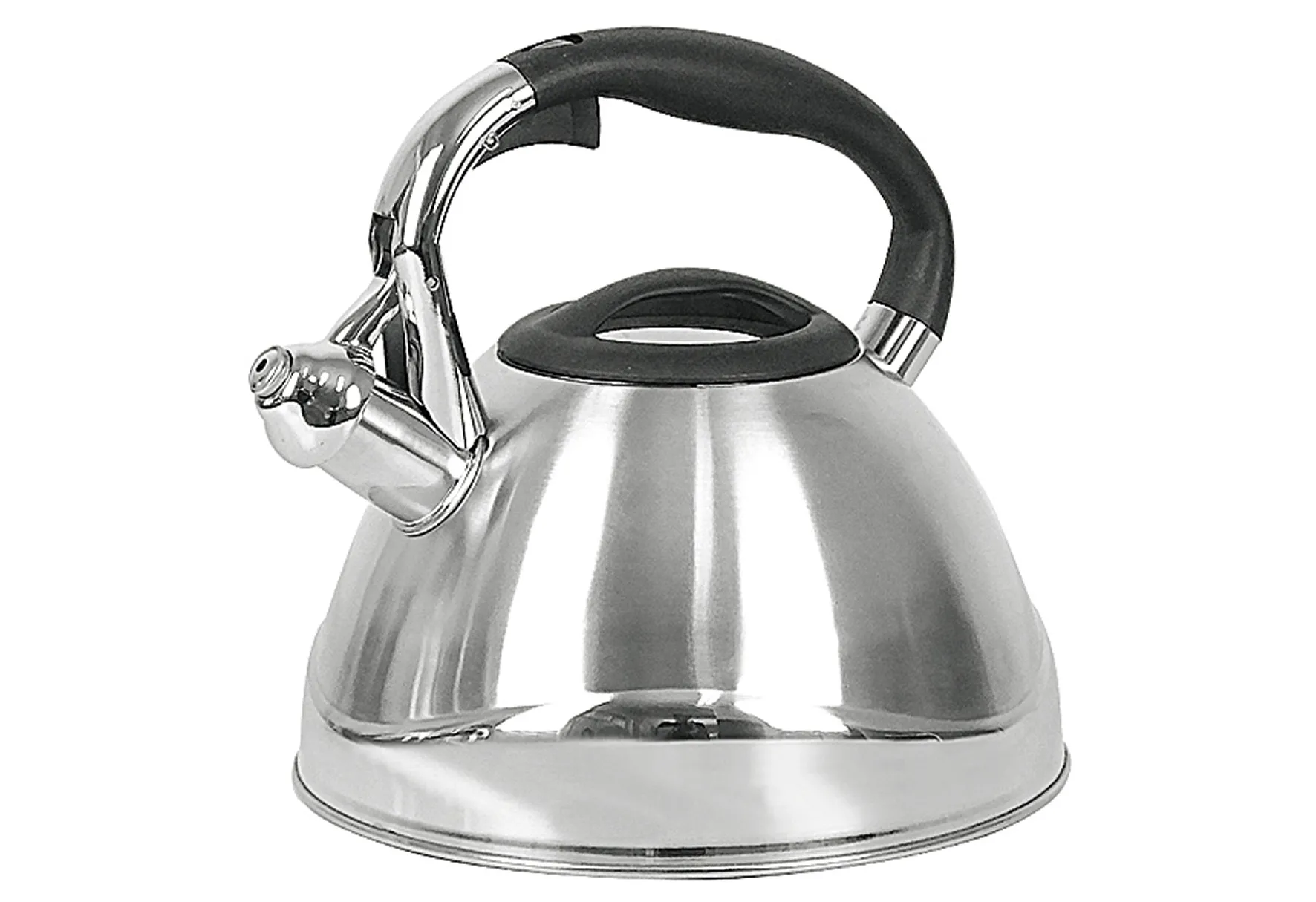 Wasserkessel Vasilber 3 L Edelstahl, Kapselboden, rutschfester Griff,