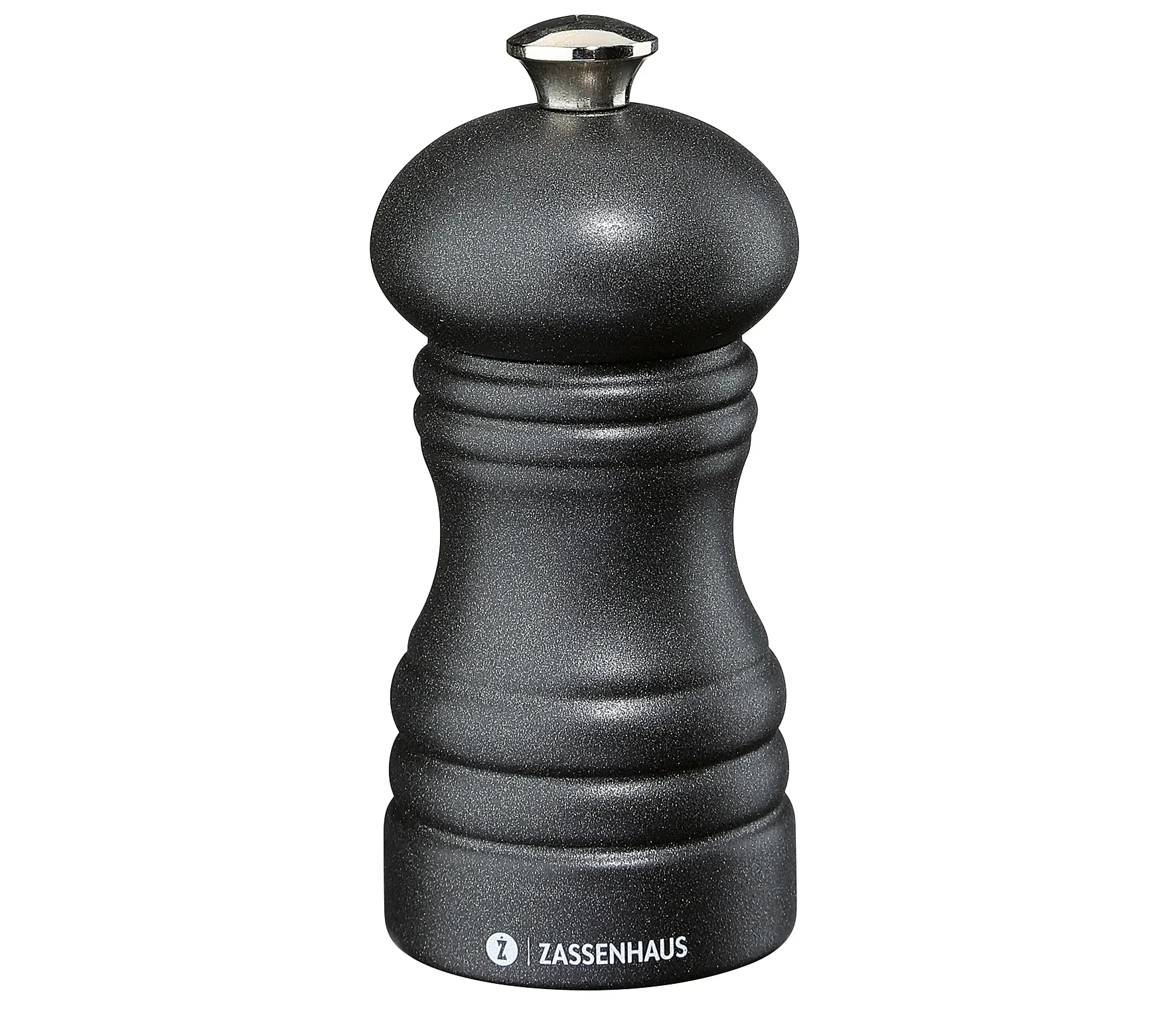 Pfeffermühle ''Berlin'' Gusseisen 12cm Korpus aus Buche