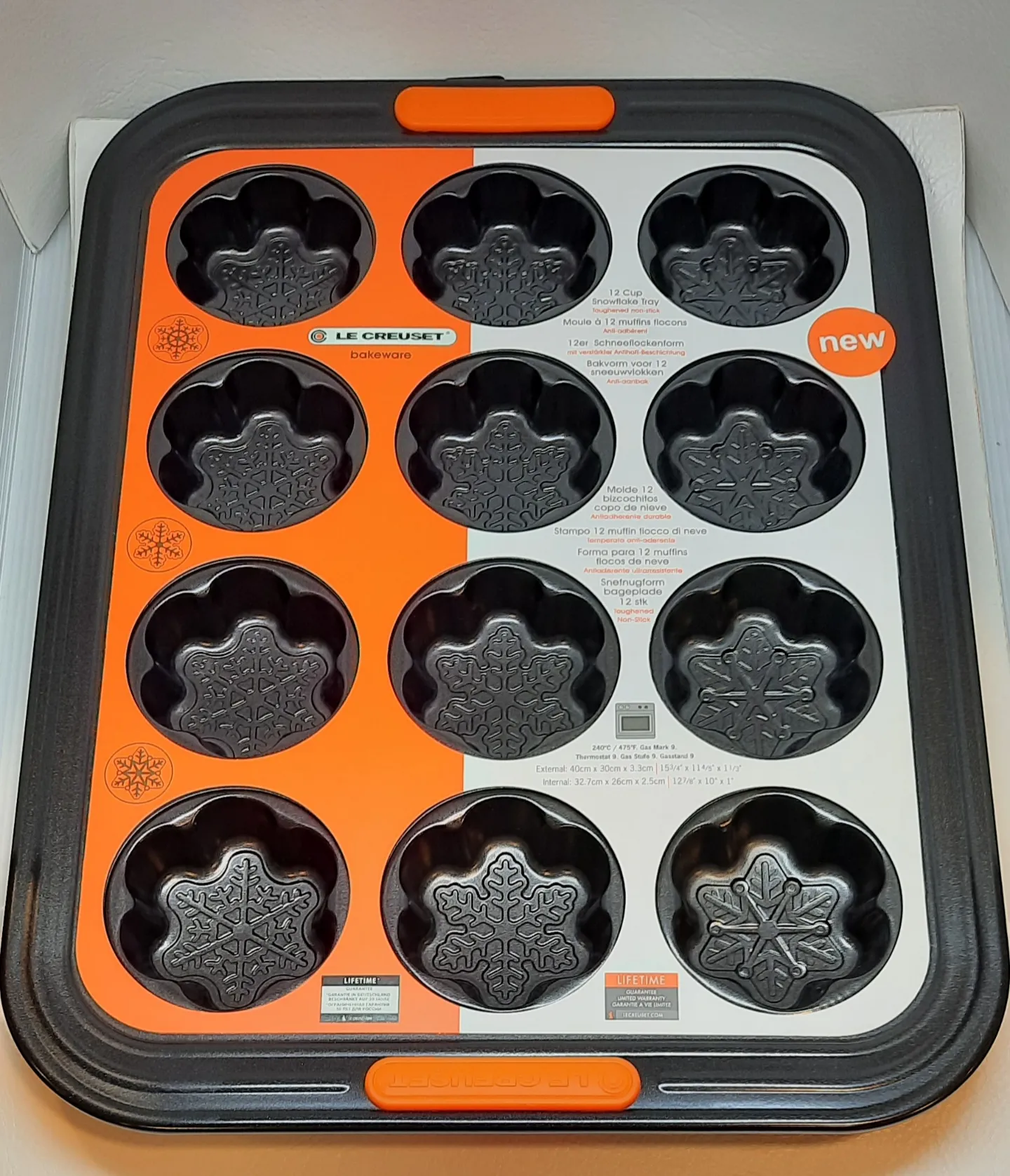 12er Schneeflockenform antihaft