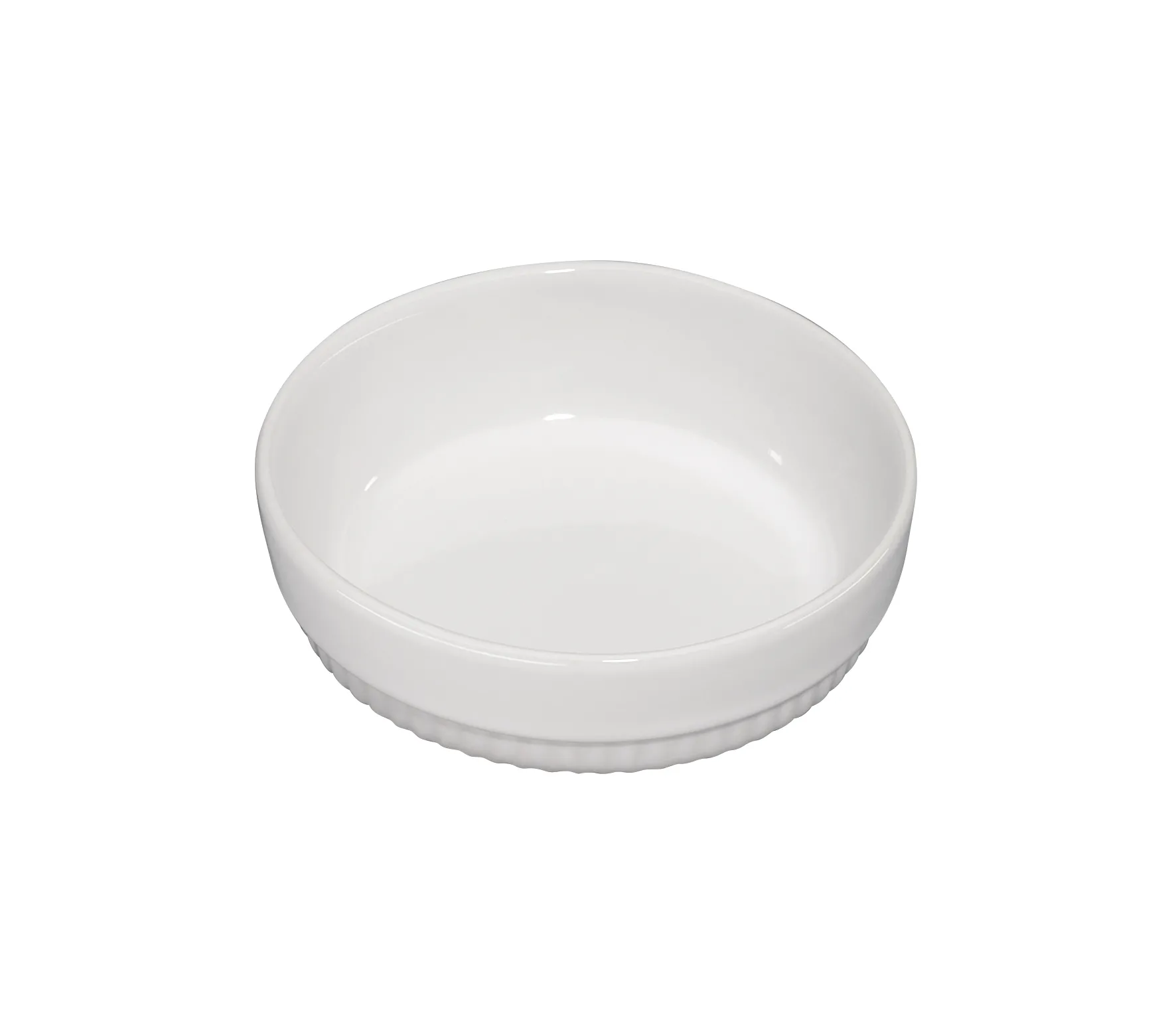 Crème Brûlée Form Ø12 cm weiss Ideal zum Gratinieren, Servieren und Aufbewahren