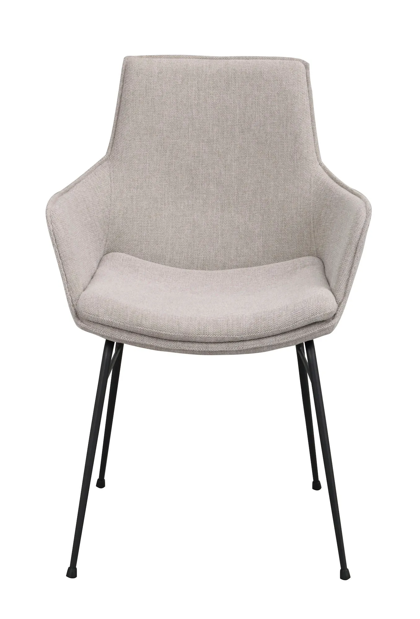 LOWELL Grey Armchair - Set of 2 Rowico