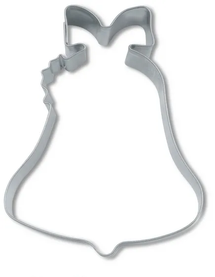 Ausstecher Glocke 8 cm Edelstahl, rostfrei, spülmaschinengeeignet