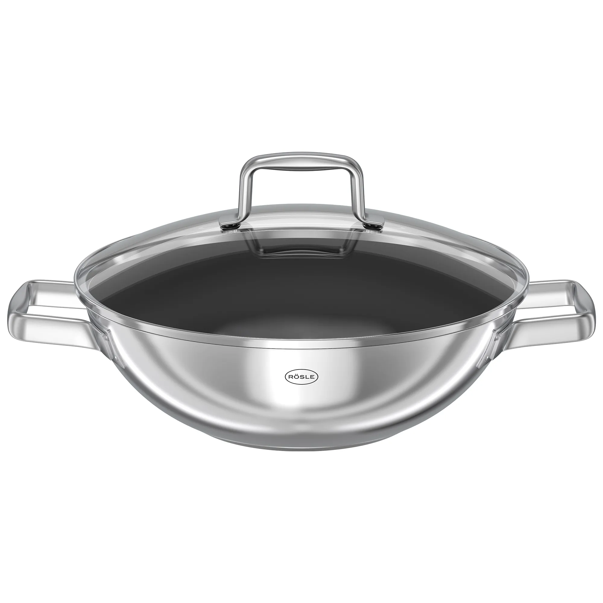 Wok Moments 28cm Edelstahl/Platinum Plus Keramik, Elektro, Gas, Induktion und Backofen.